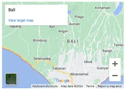Maps Bali