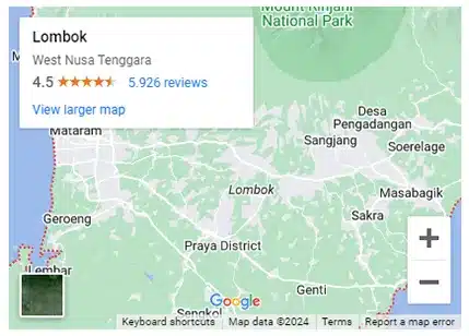Maps Lombok
