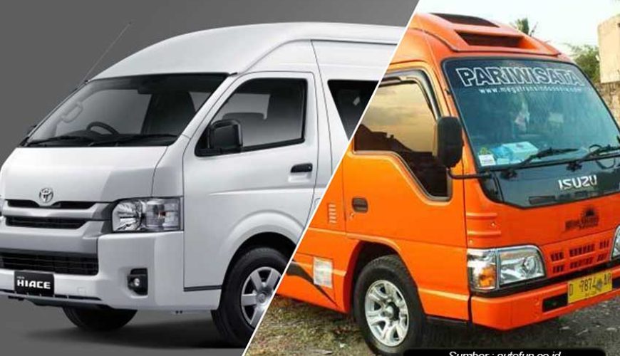 Toyota Hiace dan Isuzu Elf