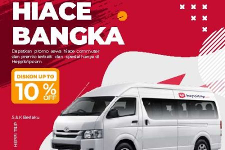 sewa hiace bangka