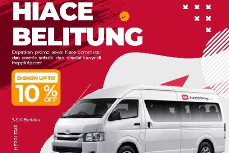 sewa hiace belitung